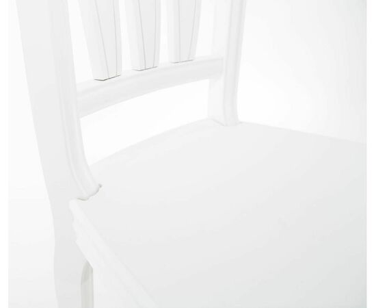 Стул Кабриоль Жесткий, Белый, изображение 6 | Интернет магазин мебели и декора LifeDekor