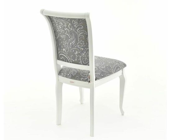 Стул Кабриоль, Белый с патиной серебро, изображение 8 | Интернет магазин мебели и декора LifeDekor