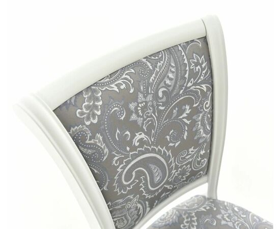 Стул Кабриоль, Белый с патиной серебро, изображение 6 | Интернет магазин мебели и декора LifeDekor