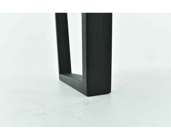 Стол Родос, Черный матовый Муар/Камень белый, изображение 3 | Интернет магазин мебели и декора LifeDekor