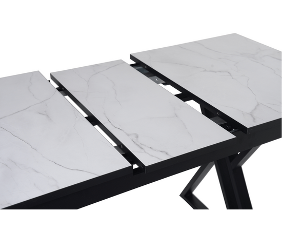 Стол Саен 18 Черный/Жемчужный Перито, изображение 5 | Интернет магазин мебели и декора LifeDekor