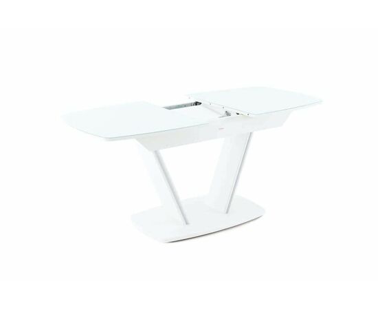 Стол Дрезден, Белый/Белый матовый шагрень, изображение 3 | Интернет магазин мебели и декора LifeDekor