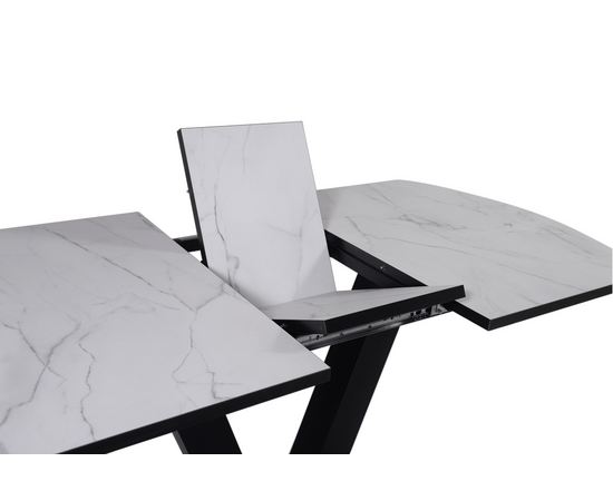 Стол Саен 14 Черный/Жемчужный Перито, изображение 4 | Интернет магазин мебели и декора LifeDekor