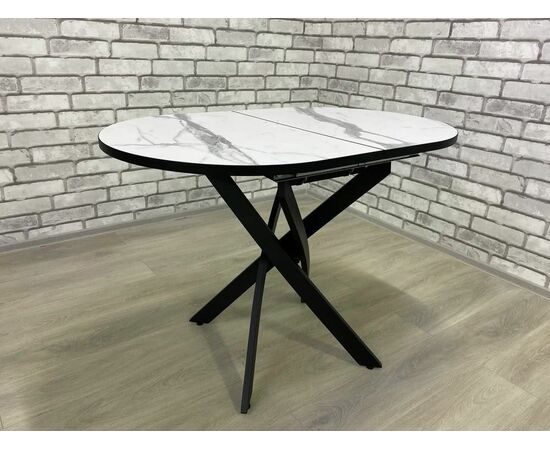 Стол Андромеда 2, Черный муар/Мрамор, изображение 10 | Интернет магазин мебели и декора LifeDekor