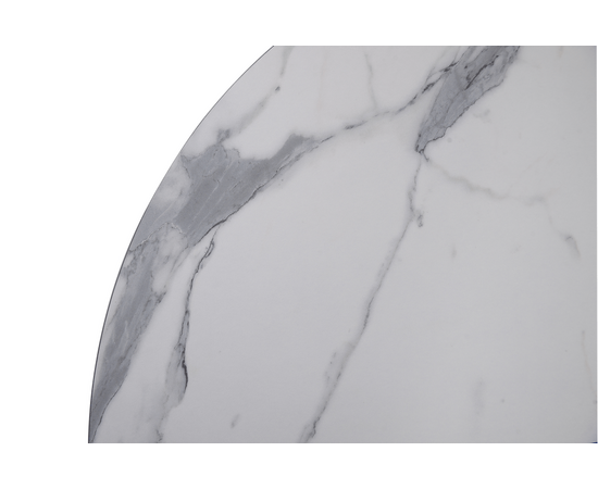 Стол Андромеда D100, Черный/Мрамор, изображение 3 | Интернет магазин мебели и декора LifeDekor