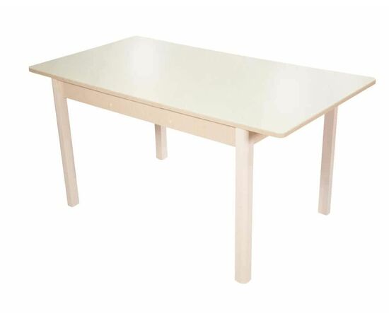 Стол Гамбург 2, Дуб выбеленный/Стекло молочное, изображение 3 | Интернет магазин мебели и декора LifeDekor