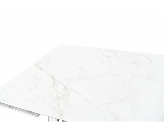 Стол Монако, Керамогранит, Черный матовый муар/Calacata vaglioro, изображение 10 | Интернет магазин мебели и декора LifeDekor