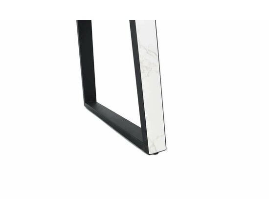 Стол Монако, Керамогранит, Черный матовый муар/Calacata vaglioro, изображение 8 | Интернет магазин мебели и декора LifeDekor