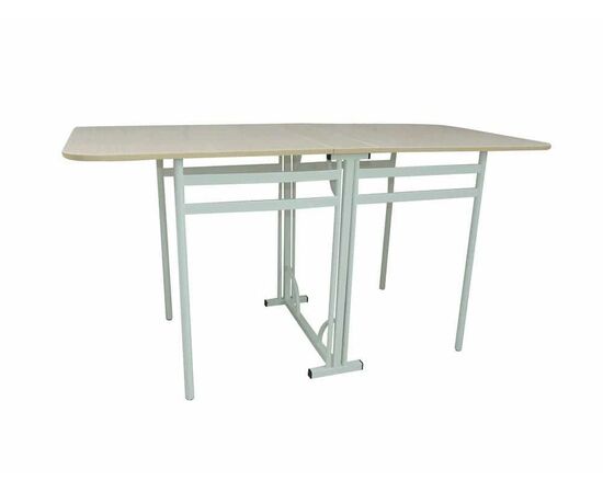 Стол-книжка Искра, Белый/Дуб молочный, изображение 3 | Интернет магазин мебели и декора LifeDekor