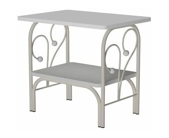 Прикроватная тумба МК-7, ММД 202,Белый, изображение 4 | Интернет магазин мебели и декора LifeDekor