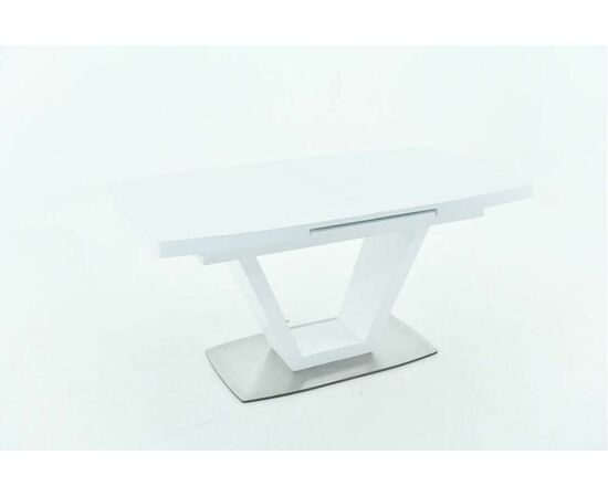 Стол Фоджа, Стекло, 160см, Белый | Интернет магазин мебели и декора LifeDekor