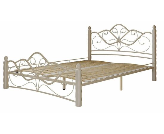 Кровать КМД 4-01 Венера 1 140х200, Белый, изображение 3 | Интернет магазин мебели и декора LifeDekor