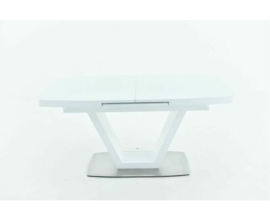 Стол Фоджа, Стекло, 160см, Белый, изображение 3 | Интернет магазин мебели и декора LifeDekor