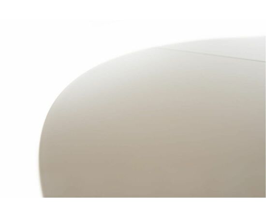 Стол Ривьера СВ D90, Стекло, Эмаль белая/Капучино, 7, изображение 9 | Интернет магазин мебели и декора LifeDekor