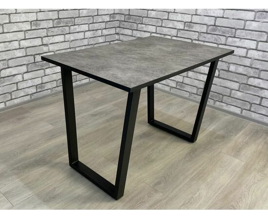 Стол Саен 8, Черный/Бетон, изображение 9 | Интернет магазин мебели и декора LifeDekor