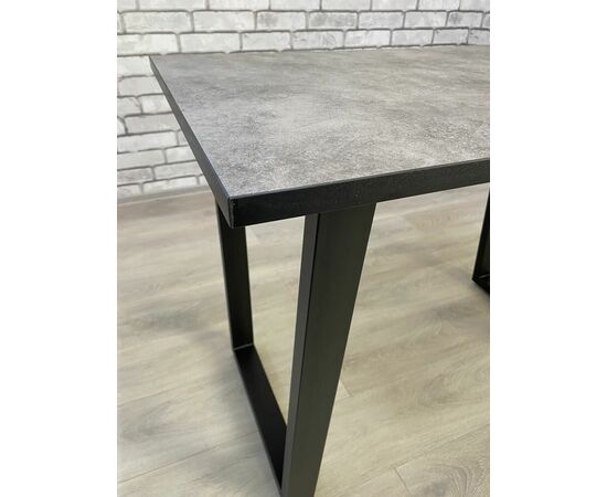 Стол Саен 8, Черный/Бетон, изображение 6 | Интернет магазин мебели и декора LifeDekor