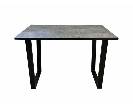 Стол Саен 8, Черный/Бетон | Интернет магазин мебели и декора LifeDekor