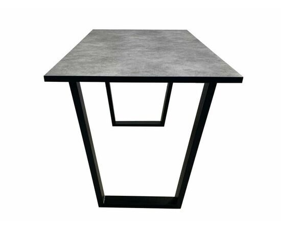 Стол Саен 8, Черный/Бетон, изображение 4 | Интернет магазин мебели и декора LifeDekor