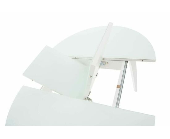Стол Ривьера СВ D90, Стекло, Эмаль белая,  7, изображение 2 | Интернет магазин мебели и декора LifeDekor
