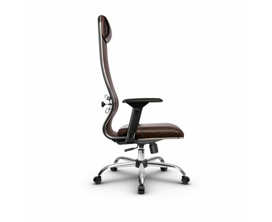 Metta L 1m 36/4D_17833_Сетка X2 - Коричневый_Кожа перфорированная NewLeather - Темно-коричневый, изображение 2 | Интернет магазин мебели и декора LifeDekor