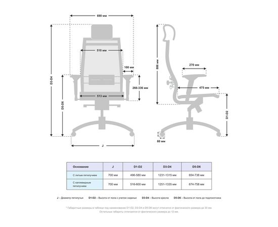 Кресло Samurai TV-3.051 (Черный), изображение 4 | Интернет магазин мебели и декора LifeDekor