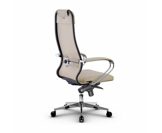 Metta L 1m 36/K_17841_Сетка X2 - Бежевый_Кожа перфорированная NewLeather - Бежевый, изображение 3 | Интернет магазин мебели и декора LifeDekor