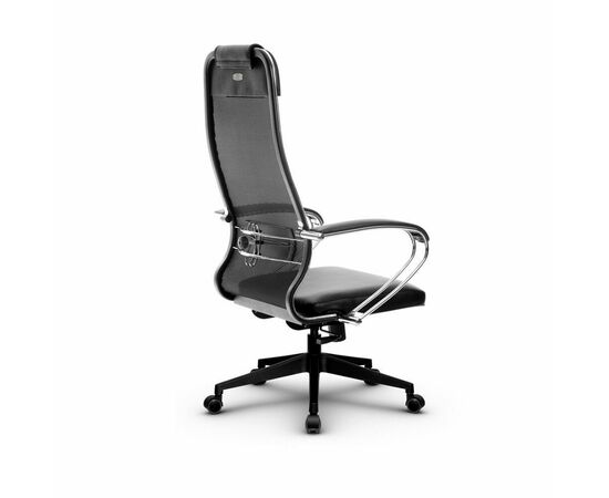 Metta L 1m 36/K_17832_Сетка X2 - Черный_Кожа перфорированная NewLeather - Черный, изображение 3 | Интернет магазин мебели и декора LifeDekor