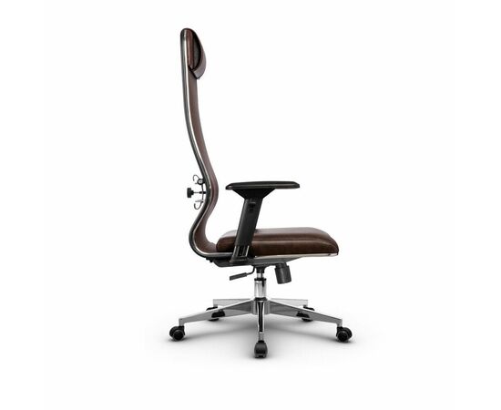 Metta L 1m 36/4D_17834_Сетка X2 - Коричневый_Кожа перфорированная NewLeather - Темно-коричневый, изображение 2 | Интернет магазин мебели и декора LifeDekor