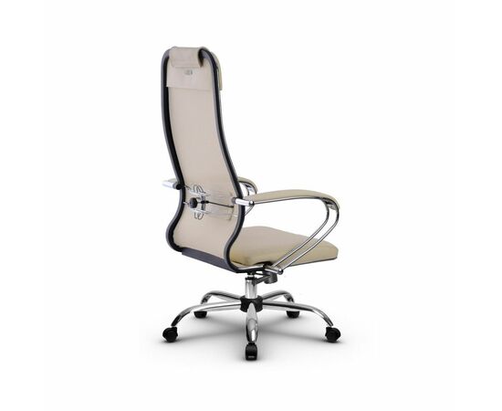 Metta L 1m 36/K_17833_Сетка X2 - Бежевый_Кожа перфорированная NewLeather - Бежевый, изображение 3 | Интернет магазин мебели и декора LifeDekor