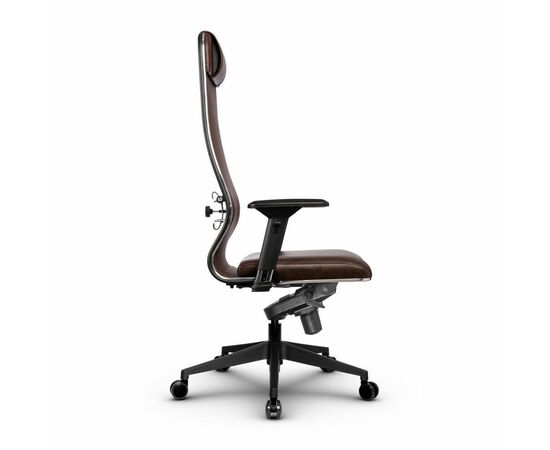 Metta L 1m 36/4D_17840_Сетка X2 - Коричневый_Кожа перфорированная NewLeather - Темно-коричневый, изображение 2 | Интернет магазин мебели и декора LifeDekor