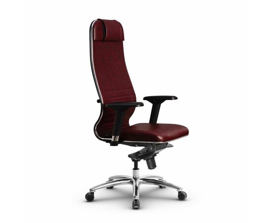 Metta L 1m 38K2/4D_17838_Кожа перфорированная NewLeather - Темно-бордовый_Кожа перфорированная NewLeather - Темно-бордовый | Интернет магазин мебели и декора LifeDekor