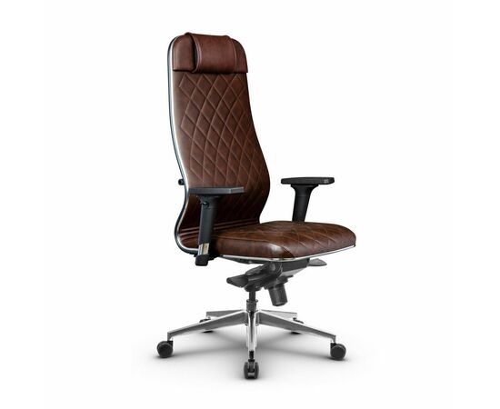 Metta L 1m 40M/2D_17839_Кожа перфорированная NewLeather - Темно-коричневый_Кожа перфорированная NewLeather - Темно-коричневый, изображение 4 | Интернет магазин мебели и декора LifeDekor