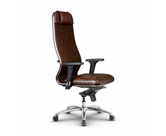 Metta L 1m 40M/2D_17838_Кожа перфорированная NewLeather - Темно-коричневый_Кожа перфорированная NewLeather - Темно-коричневый | Интернет магазин мебели и декора LifeDekor