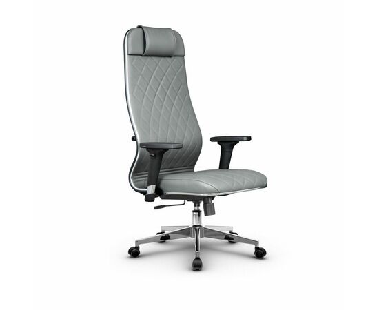 Metta L 1m 40M/2D_17834_Кожа перфорированная NewLeather - Серый_Кожа перфорированная NewLeather - Серый, изображение 4 | Интернет магазин мебели и декора LifeDekor