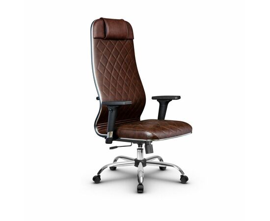 Metta L 1m 40M/2D_17833_Кожа перфорированная NewLeather - Темно-коричневый_Кожа перфорированная NewLeather - Темно-коричневый, изображение 4 | Интернет магазин мебели и декора LifeDekor