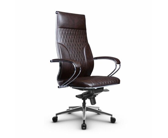 Metta L 1c 44B/K_17839_Кожа перфорированная NewLeather - Темно-коричневый_Кожа перфорированная NewLeather - Темно-коричневый, изображение 4 | Интернет магазин мебели и декора LifeDekor