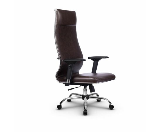 Metta L 1c 42/4D_17833_Кожа перфорированная NewLeather - Темно-коричневый_Кожа перфорированная NewLeather - Темно-коричневый | Интернет магазин мебели и декора LifeDekor