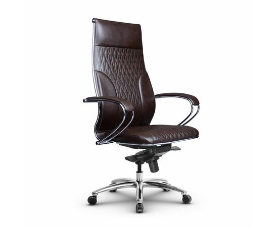 Metta L 1c 44B/K_17838_Кожа перфорированная NewLeather - Темно-коричневый_Кожа перфорированная NewLeather - Темно-коричневый, изображение 4 | Интернет магазин мебели и декора LifeDekor