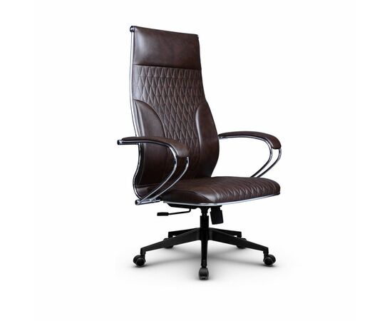 Metta L 1c 44B/K_17832_Кожа перфорированная NewLeather - Темно-коричневый_Кожа перфорированная NewLeather - Темно-коричневый, изображение 4 | Интернет магазин мебели и декора LifeDekor