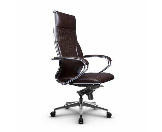 Metta L 1c 44B/K_17839_Кожа перфорированная NewLeather - Темно-коричневый_Кожа перфорированная NewLeather - Темно-коричневый | Интернет магазин мебели и декора LifeDekor