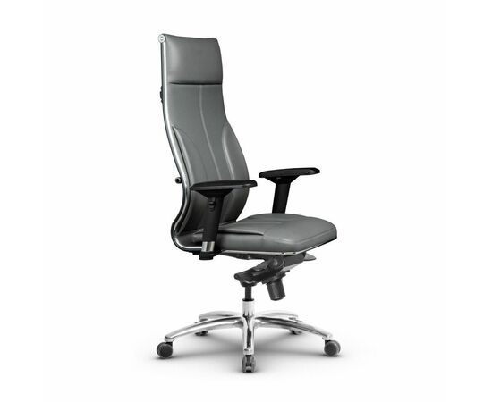 Metta L 1m 46/4D_17838_Кожа перфорированная NewLeather - Серый_Кожа перфорированная NewLeather - Серый | Интернет магазин мебели и декора LifeDekor