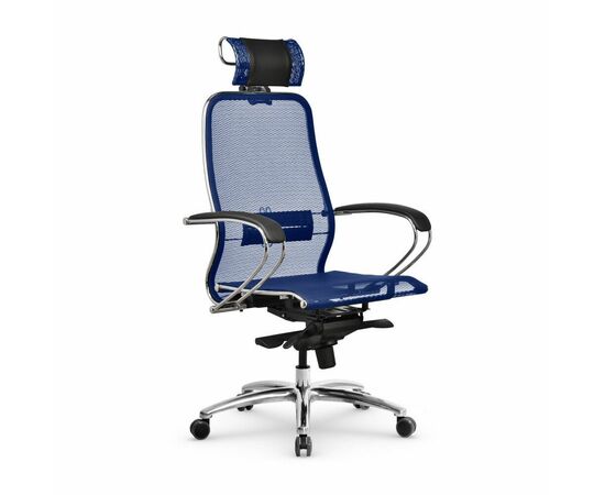 Кресло Samurai S-2.04 MPES синий, изображение 5 | Интернет магазин мебели и декора LifeDekor