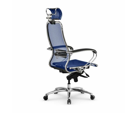 Кресло Samurai S-2.04 MPES синий, изображение 3 | Интернет магазин мебели и декора LifeDekor