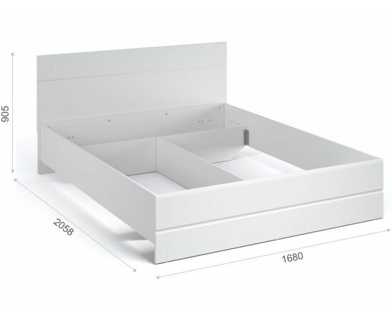 Кроватное основание 159х198 см (разб) с кронштейнами без опор, изображение 4 | Интернет магазин мебели и декора LifeDekor