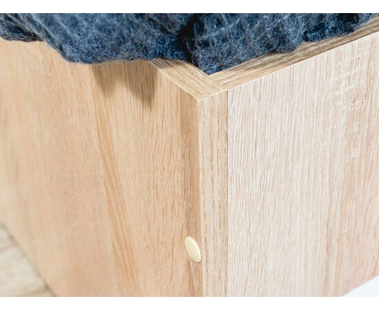 Спальня «Алена» 3 дв. шк, Дуб сонома/белый, изображение 15 | Интернет магазин мебели и декора LifeDekor