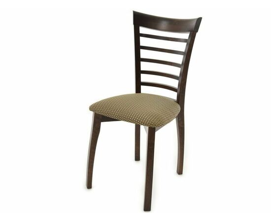 Обеденная группа (Стол Фабрицио-1 D100 и 4 стула Бурбон), орех темный, изображение 13 | Интернет магазин мебели и декора LifeDekor