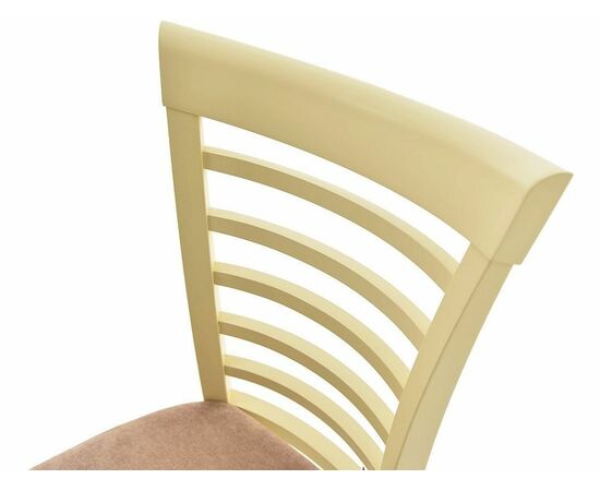 Обеденная группа (Стол Фабрицио-1 D100 и 4 стула Бурбон), слоновая кость, изображение 15 | Интернет магазин мебели и декора LifeDekor