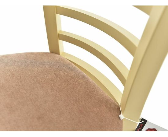 Обеденная группа (Стол Фабрицио-1 D100 и 4 стула Бурбон), слоновая кость, изображение 17 | Интернет магазин мебели и декора LifeDekor