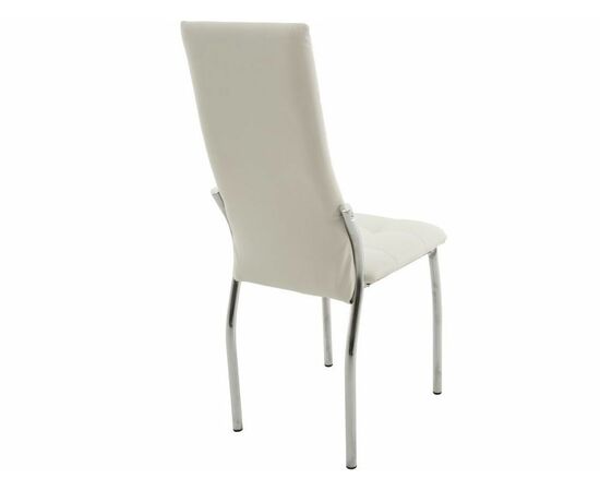 Обеденная группа (Стол Гамбург стекло и 4 стула Чинзано), белый, изображение 13 | Интернет магазин мебели и декора LifeDekor