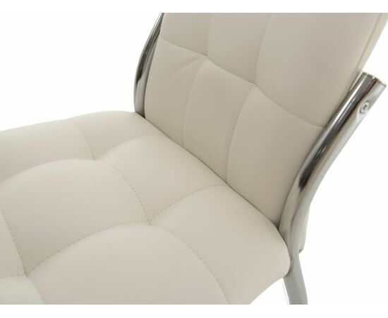 Обеденная группа (Стол Гамбург стекло и 4 стула Чинзано), белый, изображение 14 | Интернет магазин мебели и декора LifeDekor